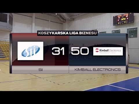 SII vs Kimball Electronics - XII kolejka - II Liga Poznań - Koszykarska Liga Biznesu