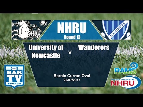 2017 NHRU Round 13 Premier 1 - University of Newcastle v Wanderers