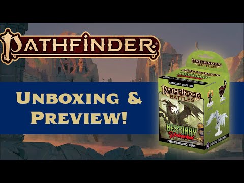 Unboxing Bestiary Unleashed Miniatures