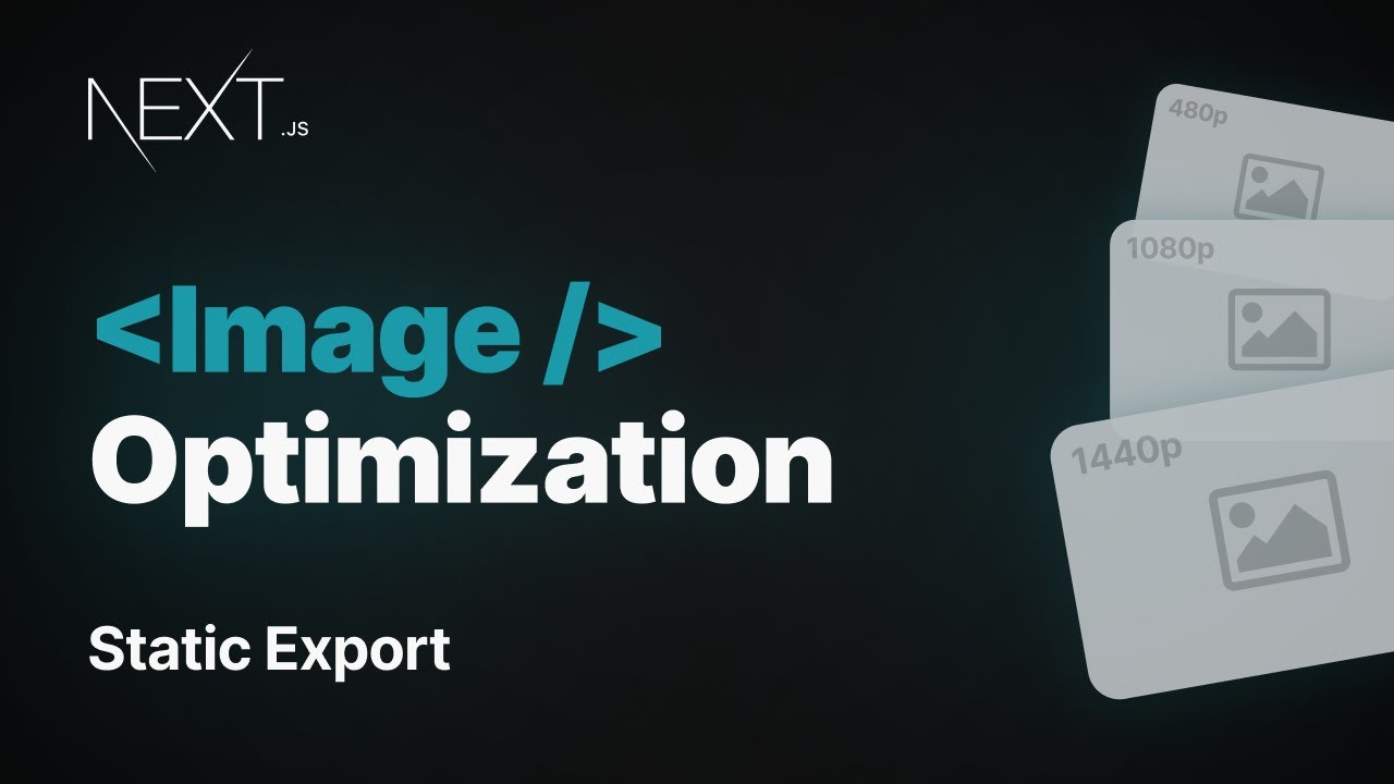 Next.js Image Optimization on Build Time (Static Export)