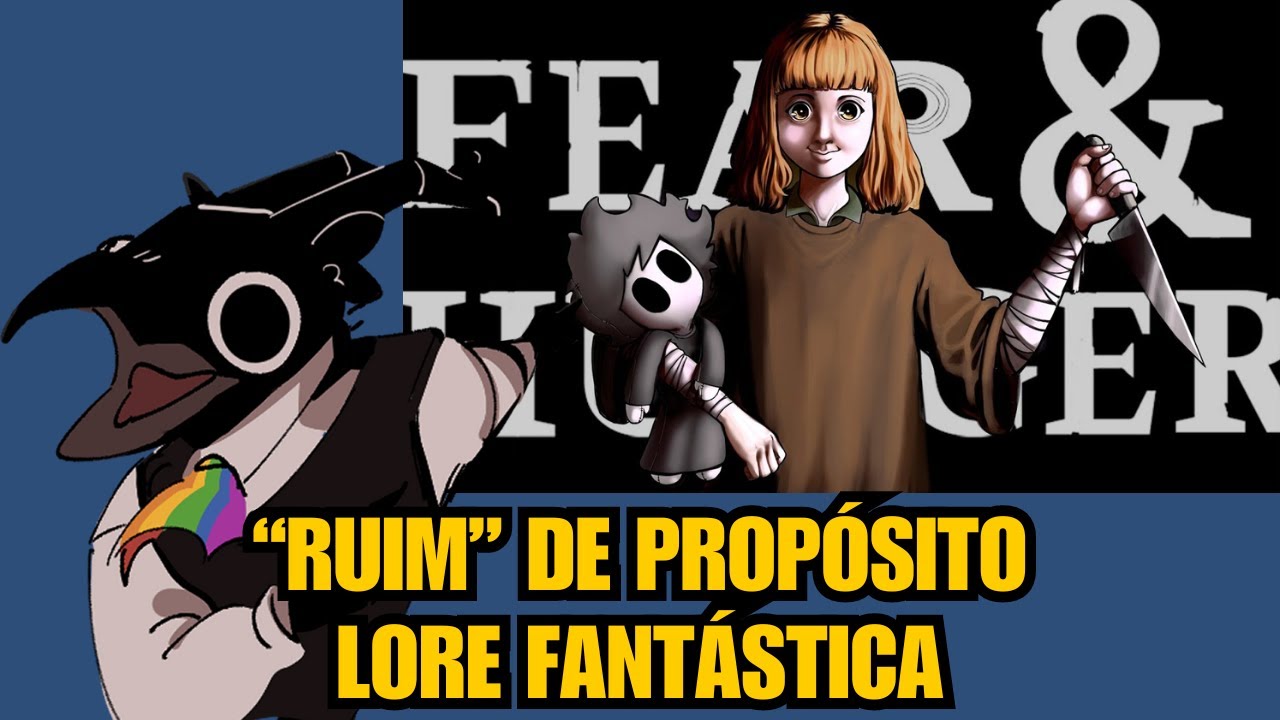 FEAR AND HUNGER É UM JOGO FANTASTICO QUE EU NÃO QUERO JOGAR (MAS SEI MUITO SOBRE =]) - REACT ZEDIN