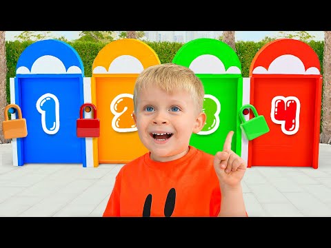 أفضل تجربة لتعلم الألوان والأرقام والأشكال مع أوليفر روما وديانا