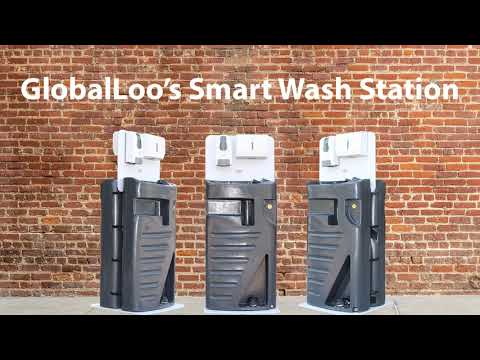 Grey Hdpe Roto Molded Touchless Smart Hand Wash Station