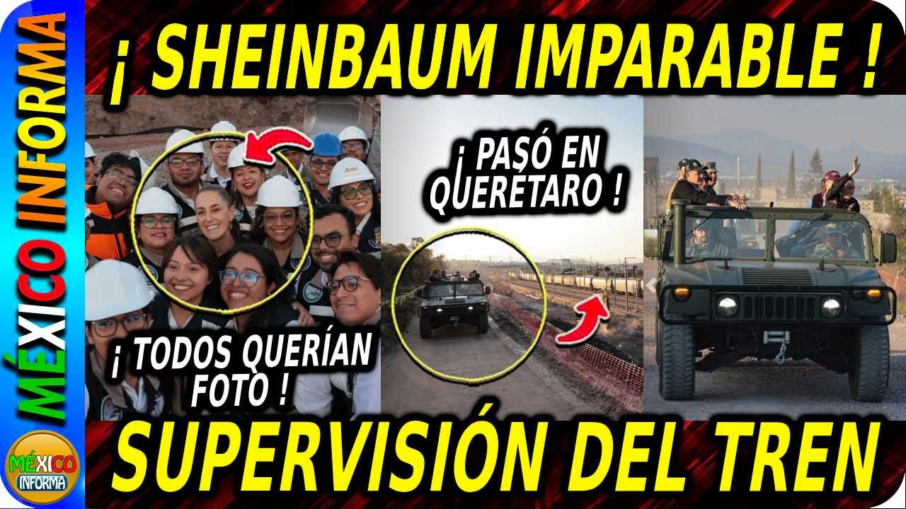 SHEINBAUM IMPARABLE. MIRA LO QUE HIZO EN QUERÉTARO. TREN MÉXICO QUERÉTARO SERÁ UNA REALIDAD.