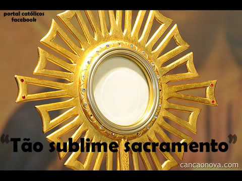 Tão sublime sacramento video