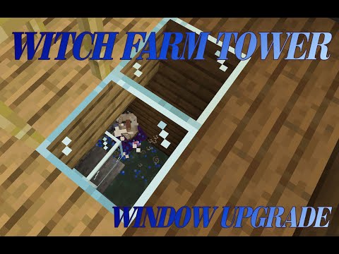 Minecraft Witch Tower Upgrade - Viewing Window
