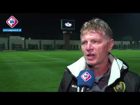 Reactie Fons Groenendijk na Besiktas - ADO Den Haag