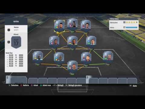Fifa 17 squad builder serie a buggata ed economica