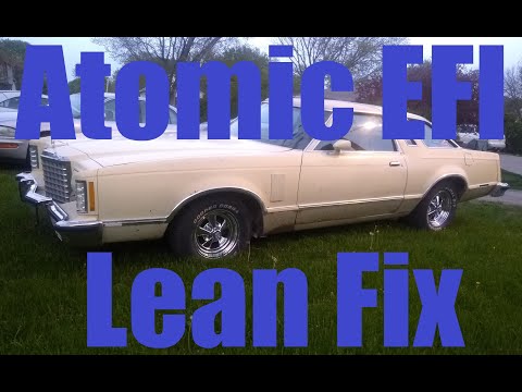 MSD Atomic EFI lean on acceleration problem fixed!