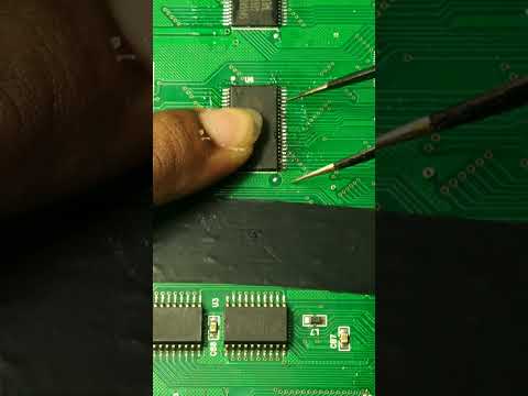 How to Solder SMD  ic with Soldering Iron Quickly