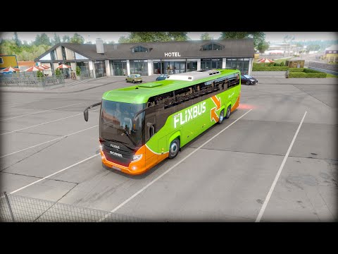 ETS2 1.38 | Scania Touring Bus Mod | MOD!