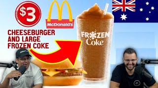 Americans React To 10 Things Australia McDonald's Does Differently Than Us | Macca's ???