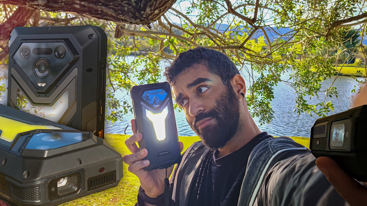 ✹36GB de RAM no CELULAR c/Projetor SINISTRO 😰❗50MP/512GB/25500Mah/5G • Ulefone Armor 34 Pro | Brasil