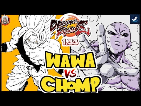 DBFZ Wawa vs Chomp (GogetaSS4, GokuSSJ, Gohan) vs (Jiren, A18, Cell)