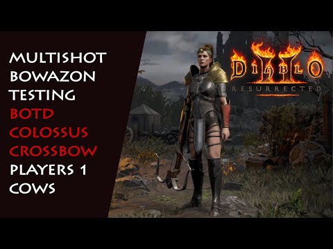 Physical Bowazon Series: Breath of the Dying Colossus Crossbow, P1 Cows - Diablo 2 Resurrected