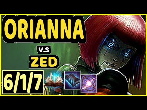 QUAD (ORIANNA) vs ZED - 6/1/7 KDA MID CHALLENGER GAMEPLAY - KR