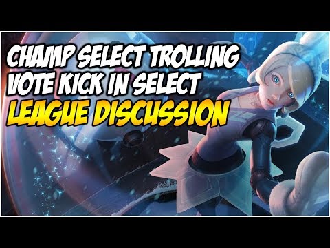 BANNING HOVERED CHAMPS, VOTE KICK IN CHAMP SELECT | League Discussion