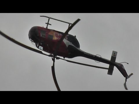 Red Bull Flying Bulls BO-105 Aerobatics with Rolls, Loops and other crazy Maneuvers!