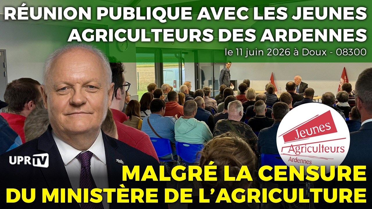 Réunion publique à l'invitation des Jeunes Agriculteurs 08