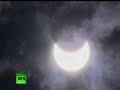 Video of partial solar eclipse seen around the world ...