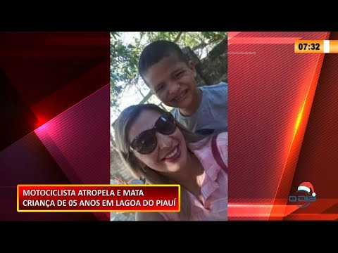 Motociclista atropela e mata criança de 5 anos em Lagoa do Piauí 08 12 2020
