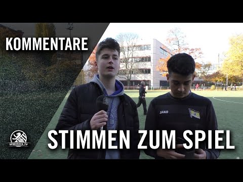 Die Stimmen zum Spiel | FSV Hansa 07 U17 - FSV Berolina Stralau U17 (10. Spieltag, Bezirksliga)
