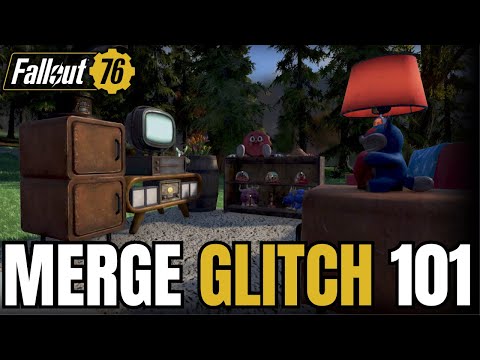 How To Merge Glitch! Fallout 76 Camp Building Tips & Tricks