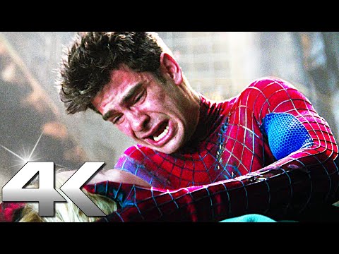 "The Death of Gwen Stacy" THE AMAZING SPIDER-MAN 2 (Full Scene 4K) ᴴᴰ