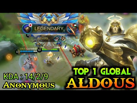 TOP 1 GLOBAL ALDOUS - By Anonymous | Mobile Legends