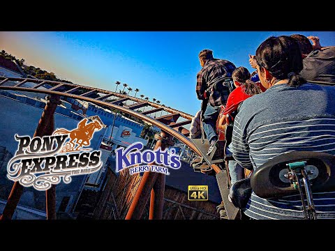 2025 Pony Express Roller Coaster On Ride 4K POV Knott's Berry Farm