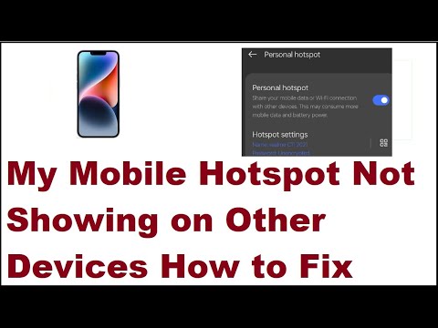 My Mobile Hotspot Not Showing on Other Devices How to Fix