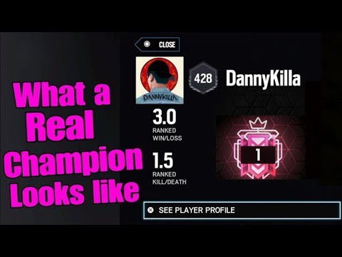 What a REAL champion looks like:Ps4 Diamond - Ranked Highlights - Go4 - Rainbow Six Siege