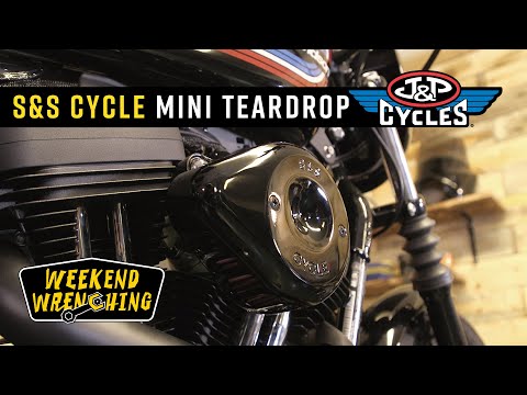 S&S Cycle Mini Teardrop Stealth Intake Install : Sportster Iron 1200