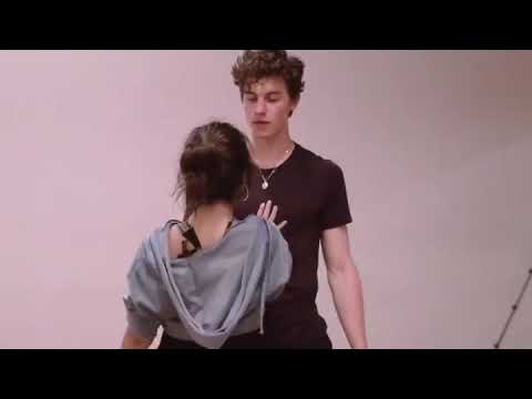 Shawn Mendes dropping Camila Cabello during Senorita training