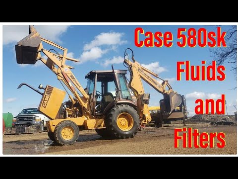 Repairing a Major Oil Leak and Servicing the Case 580sk