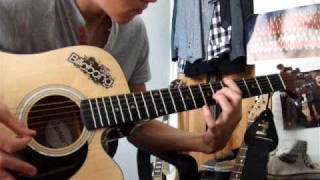 lyrical lies - cute is what we aim for acoustic guitar cover