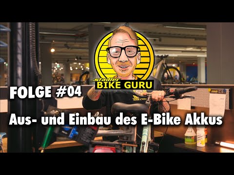 ▶ Der Zweirad Stadler Bike-Guru - Episode #04 🚲 Aus-/Einbau des E-Bike Akkus