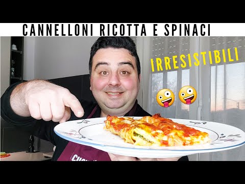 Hai OSPITI? PREPARA i Cannelloni Ricotta e spinaci ๐๐ Vorranno il *Bis *