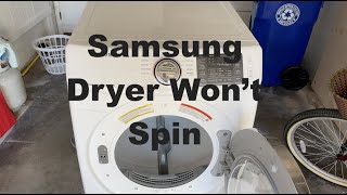 Samsung Dryer Won't Spin — Easy Repair: Dryer Belt Pulley