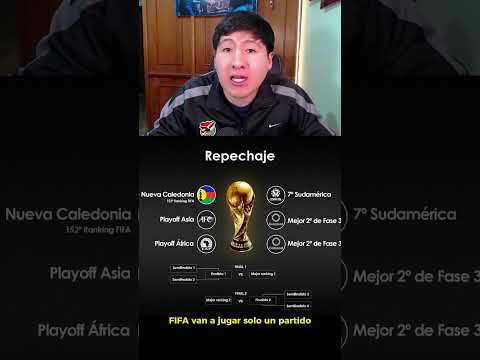 ¿Cómo funciona el repechaje para el mundial de 2026? #bolivia  #futbol