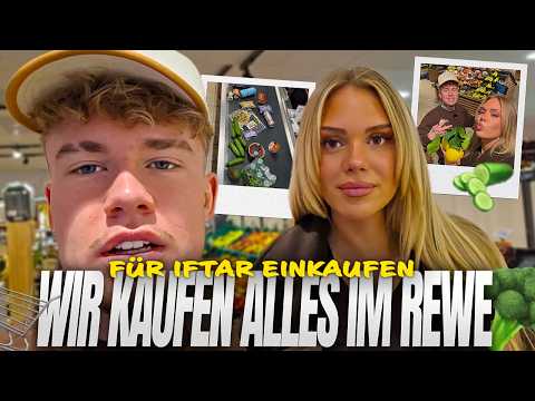 We buy EVERYTHING at Rewe?!😱 | Shopping with Kony🔥 | Amalia Streams