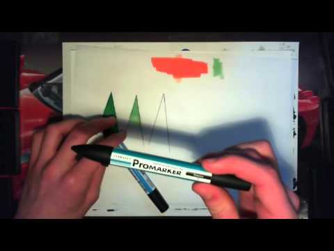 comment colorier avec des promarker