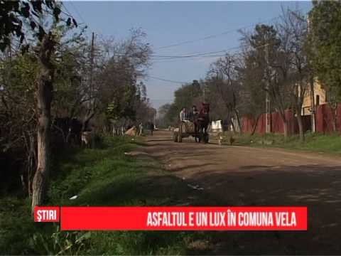 Asphalt is a luxury in the Vela commune