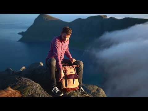 Rolltop-Rucksack »Adam« Wald-Grün - wasserabweisend durch gewachstes Canvas & Leder | DRAKENSBERG