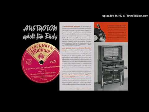 Tanzorch. Adalbert Lutter: In der himmelblauen kleinen Limousine - Foxtrot (Berlin 1939)