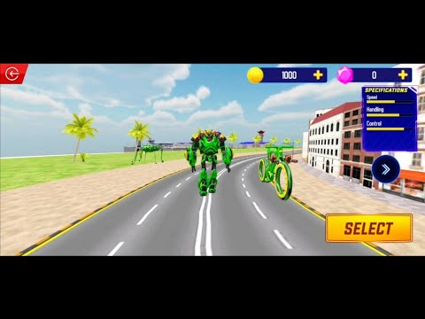 BMX Robot Transform Mosquito: Robot BMX Games/ Android Gameplay