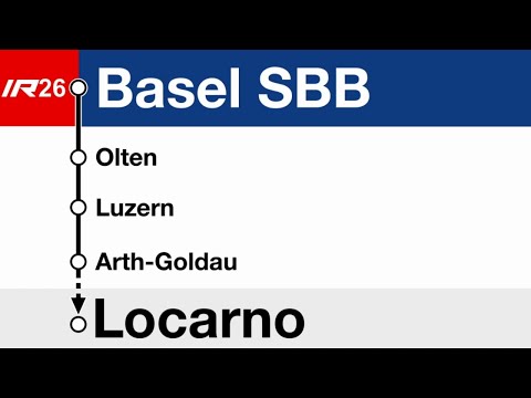 SOB Ansage | IR26 Basel SBB nach Locarno