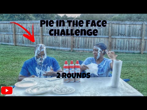 PIE IN FACE THE CHALLENGE (2 ROUNDS WHIPPED CHALLENGE) - HUSBAND & WIFE