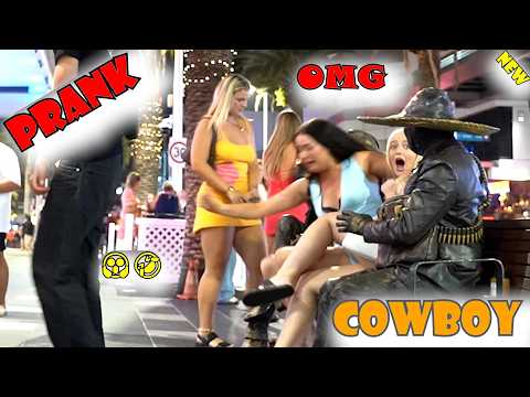 The scariest Cowboy Prank Ever. watch till the end 😱🤣