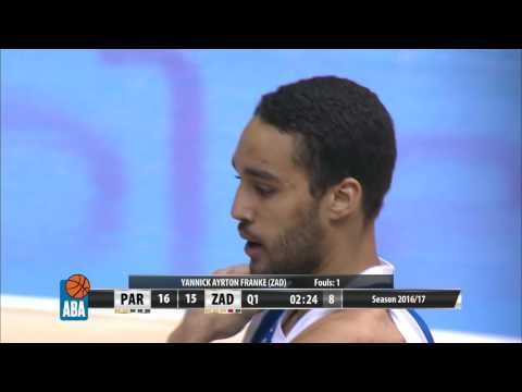 ABA Liga 2016/17, Round 23 match: Partizan NIS - Zadar (24.2.2017)